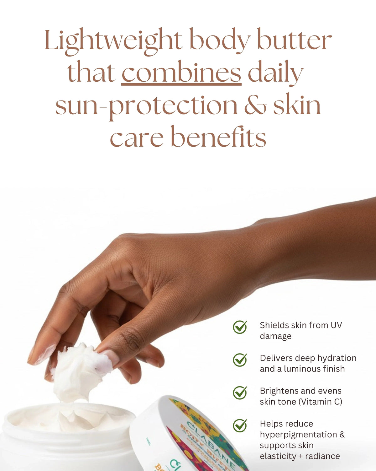 Clabane Organics Body Butter SPF 30 - Mango