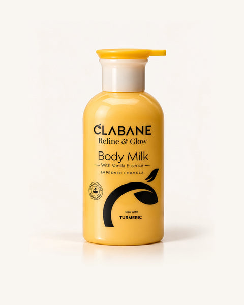 Clabane Refine & Glow Body Milk - Improved Formula with Turmeric